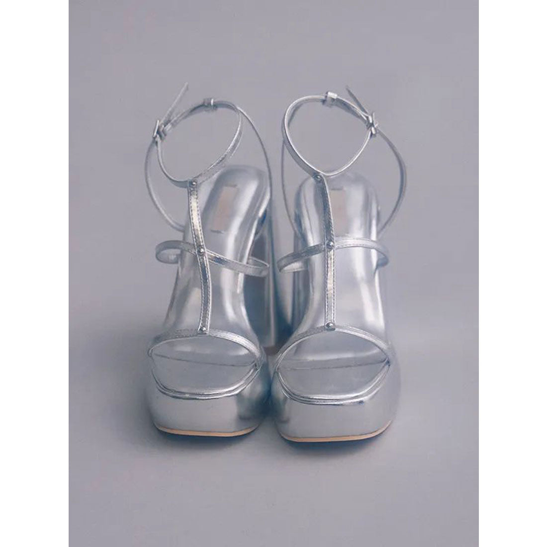 エイミーイストワール EIMY ISTOIRE プラットフォームクロスサンダル （WHITE） WHITE