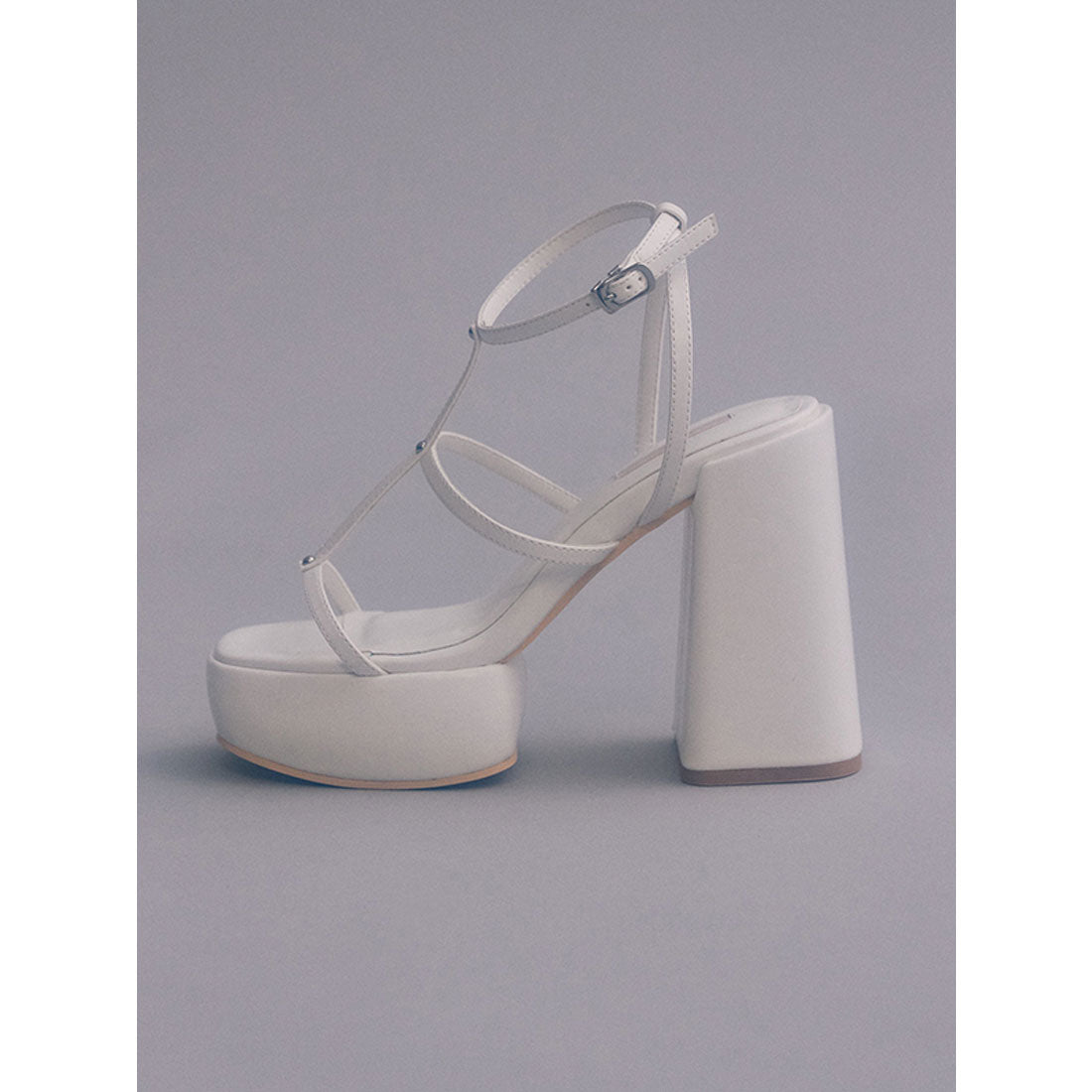 エイミーイストワール EIMY ISTOIRE プラットフォームクロスサンダル （WHITE） WHITE