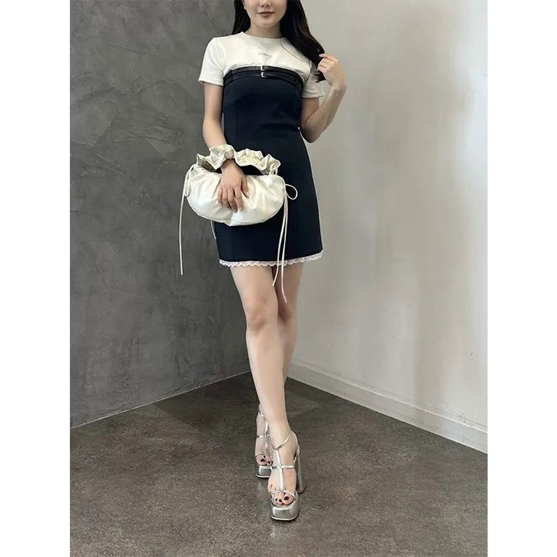 エイミーイストワール EIMY ISTOIRE プラットフォームクロスサンダル （WHITE） WHITE