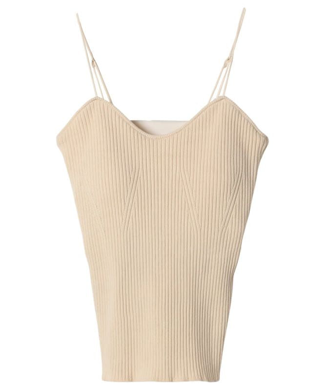 エイミーイストワール eimy istoire カップインリブニットキャミ