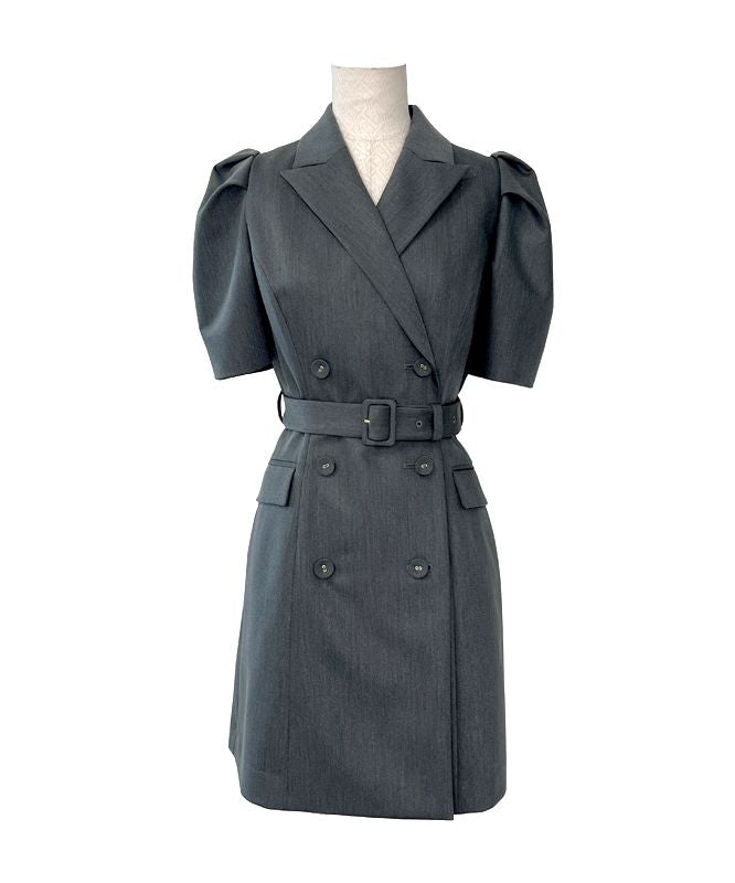 エイミーイストワール EIMY ISTOIRE GRACE JACKET MINI DRESS （IVORY） IVORY