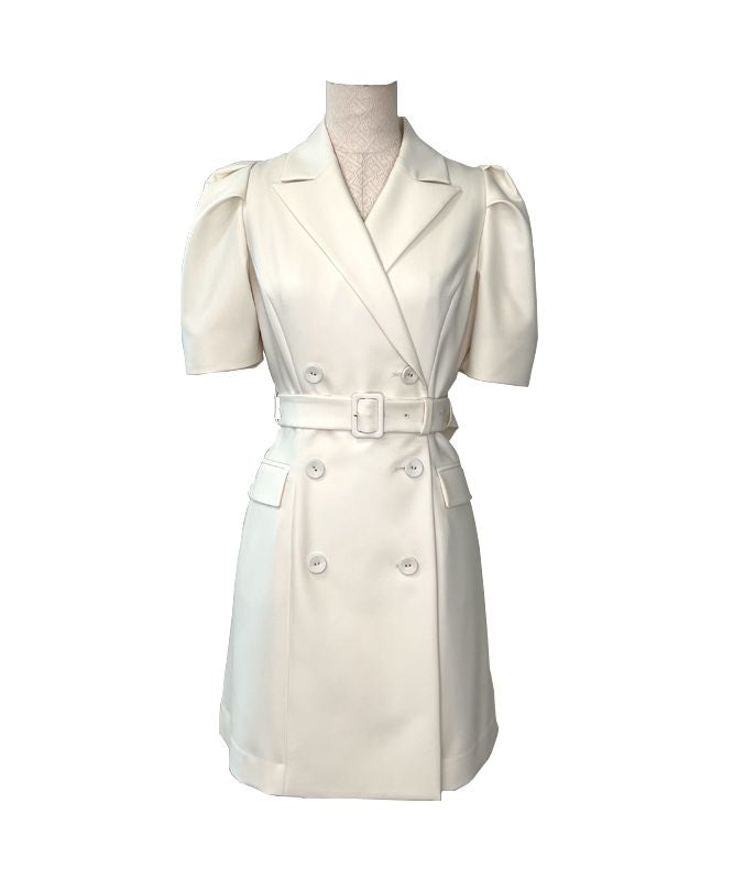 エイミーイストワール EIMY ISTOIRE GRACE JACKET MINI DRESS （IVORY） IVORY