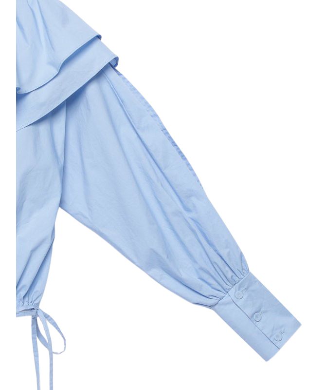 eimy istoire Double Frill Off-Shoulder Blouse