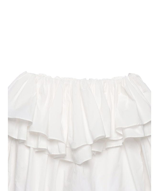 eimy istoire Double Frill Off-Shoulder Blouse