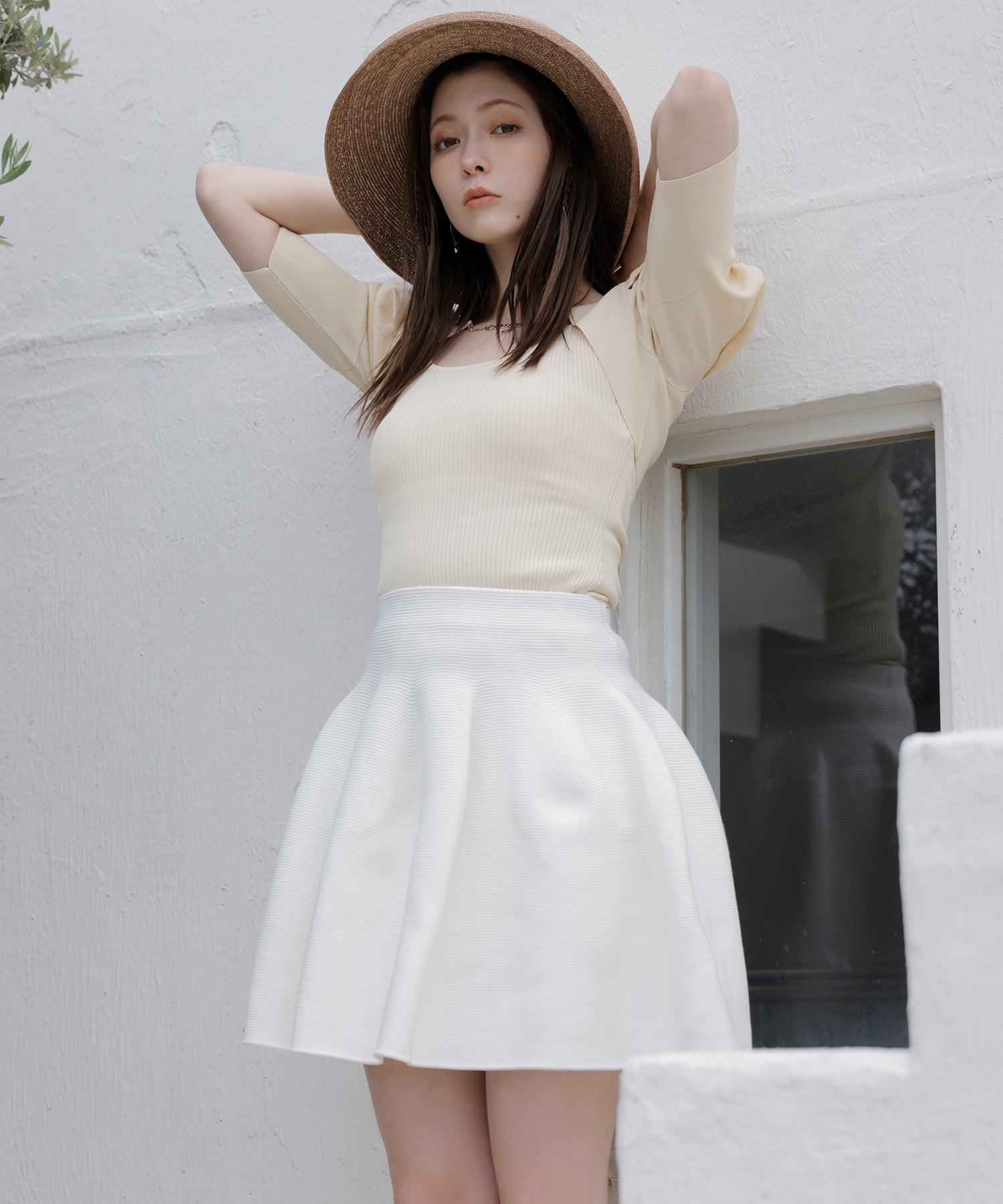 eimy istoire EIMY ISTOIRE eimy chain puff sleeve cardigan and tank