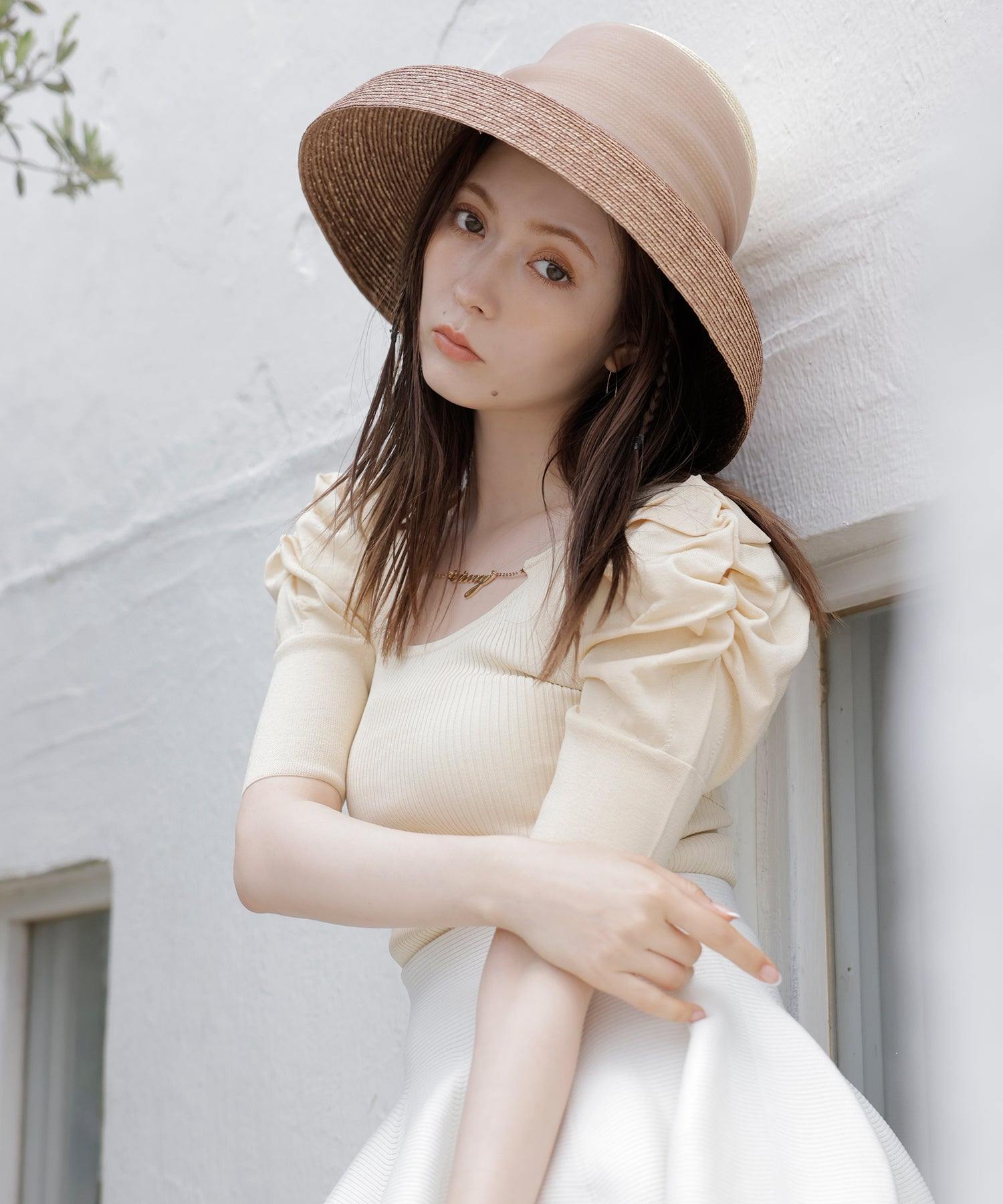 eimy istoire EIMY ISTOIRE eimy chain puff sleeve cardigan and tank
