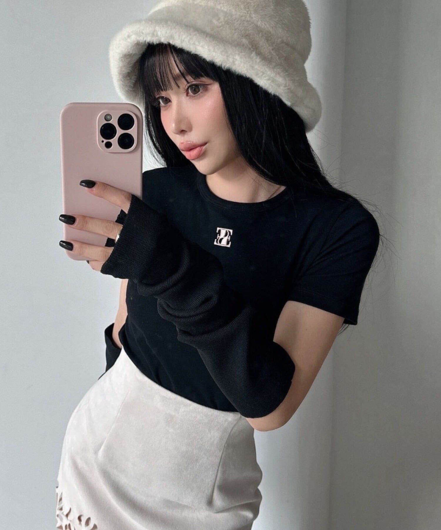 新品♡eimyistoire♡シャツ eimy istoire EIMY ISTOIRE Eimy motif embroidered fit T-shirt