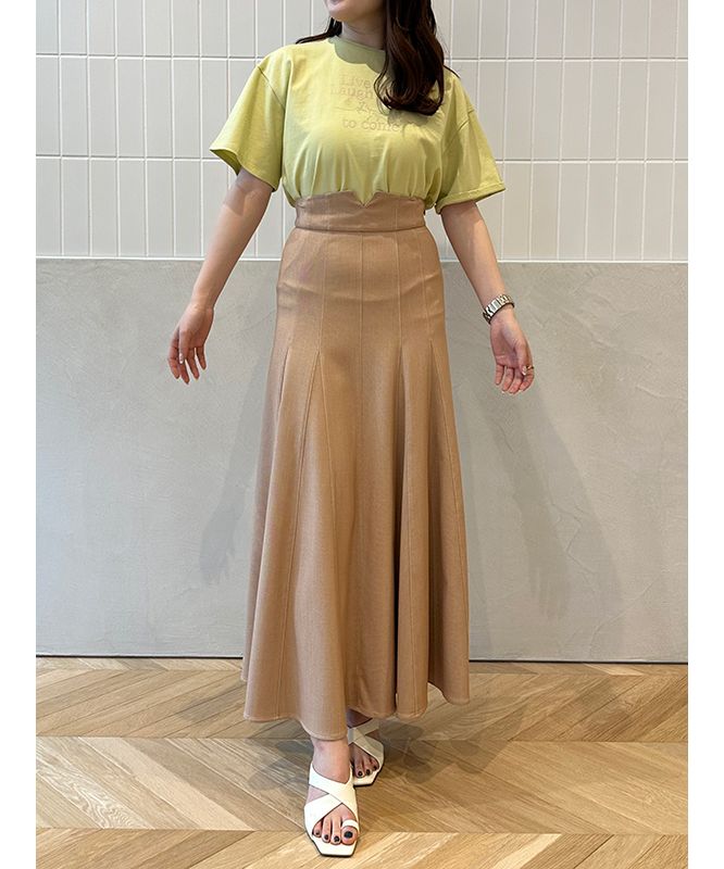 eimy istoire Cut Waist Denim Skirt