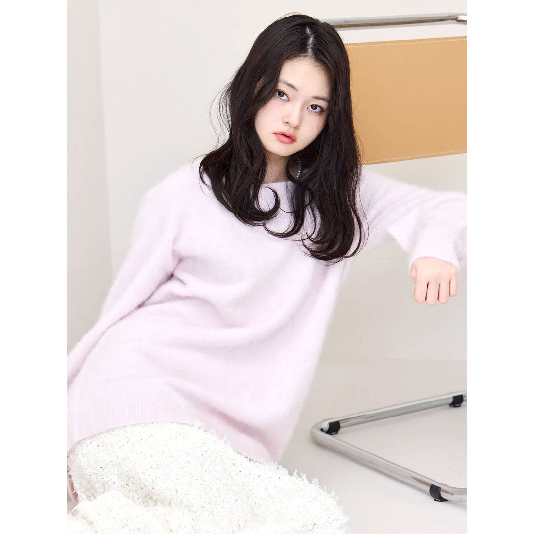 エイミーイストワール eimy istoire FOXニットOP,PINK