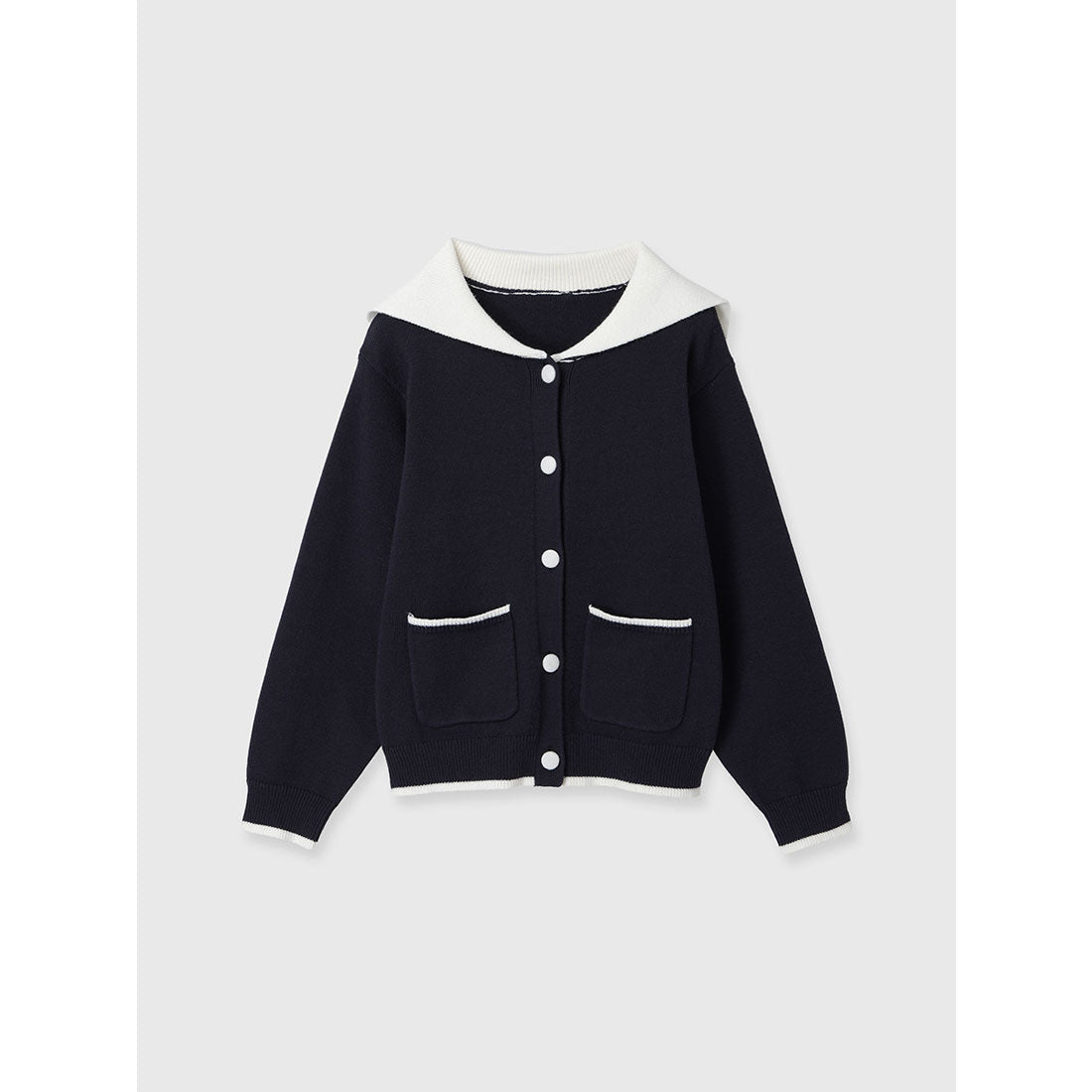 エイミーイストワール eimy istoire セーラーカラーニットTOPS （BLACK） BLACK