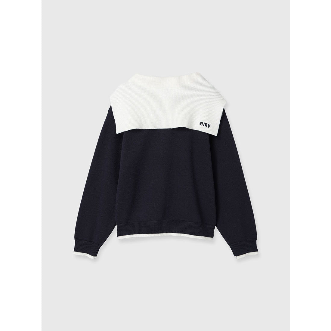 エイミーイストワール eimy istoire セーラーカラーニットTOPS （BLACK） BLACK