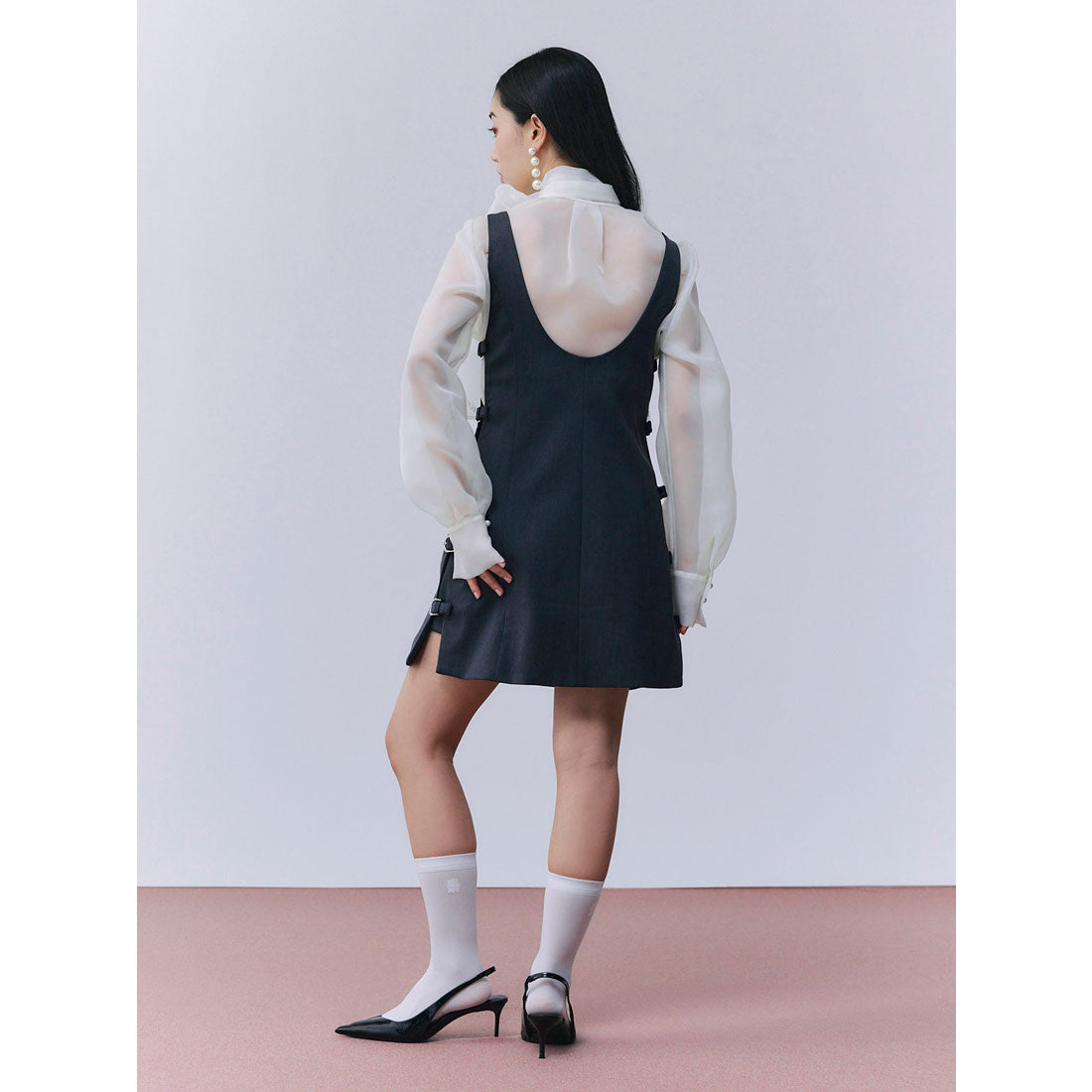 エイミーイストワール eimy istoire ボウタイシアーブラウス （WHITE） WHITE
