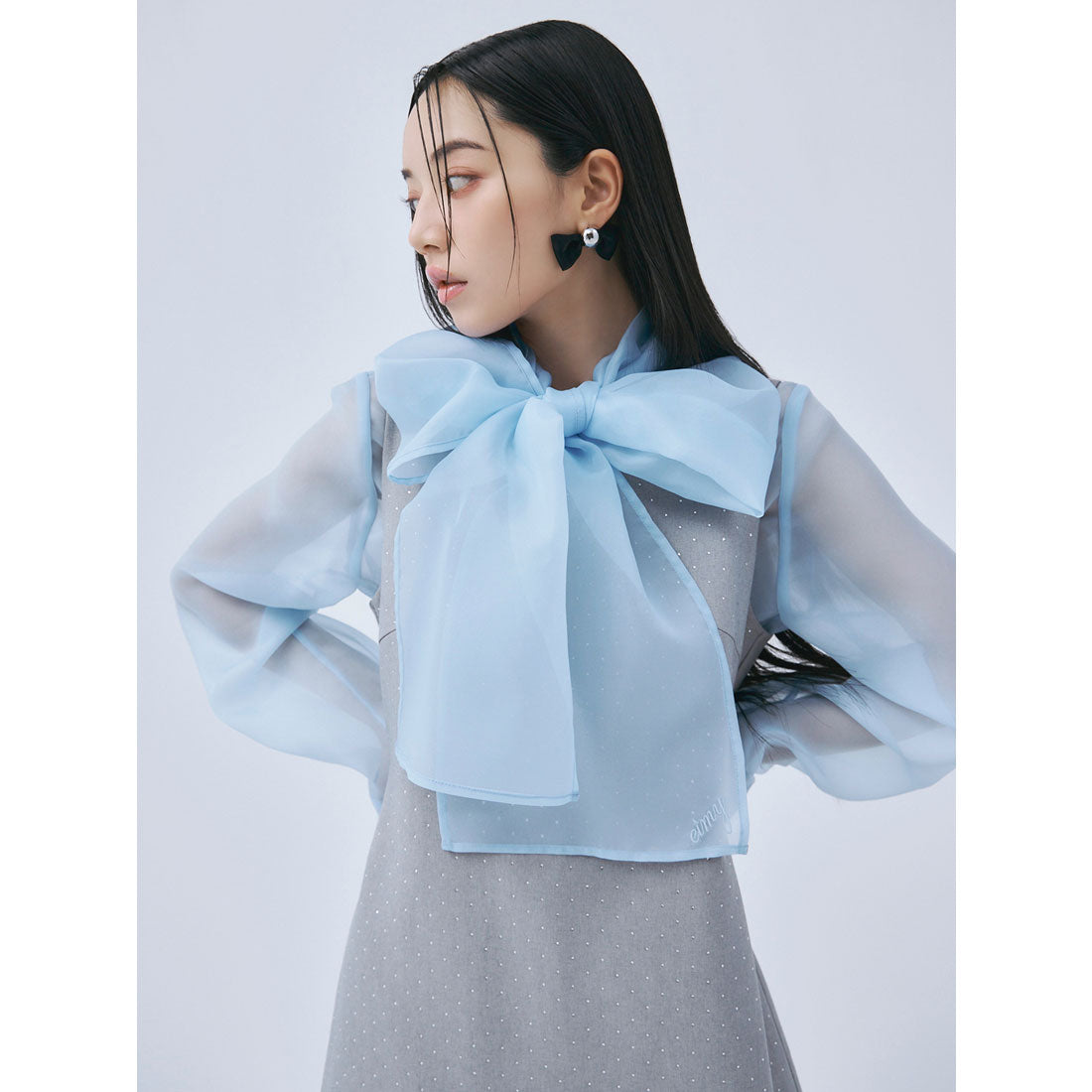 エイミーイストワール eimy istoire ボウタイシアーブラウス （WHITE） WHITE