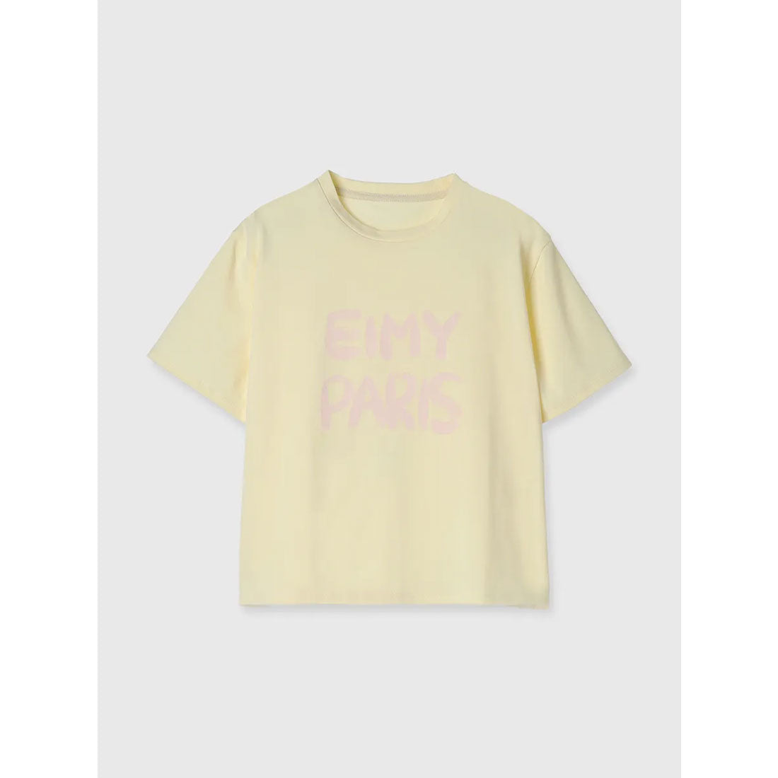 エイミーイストワール eimy istoire ペンキ風ロゴEIMY PARIS Tシャツ （YELLOW） YELLOW