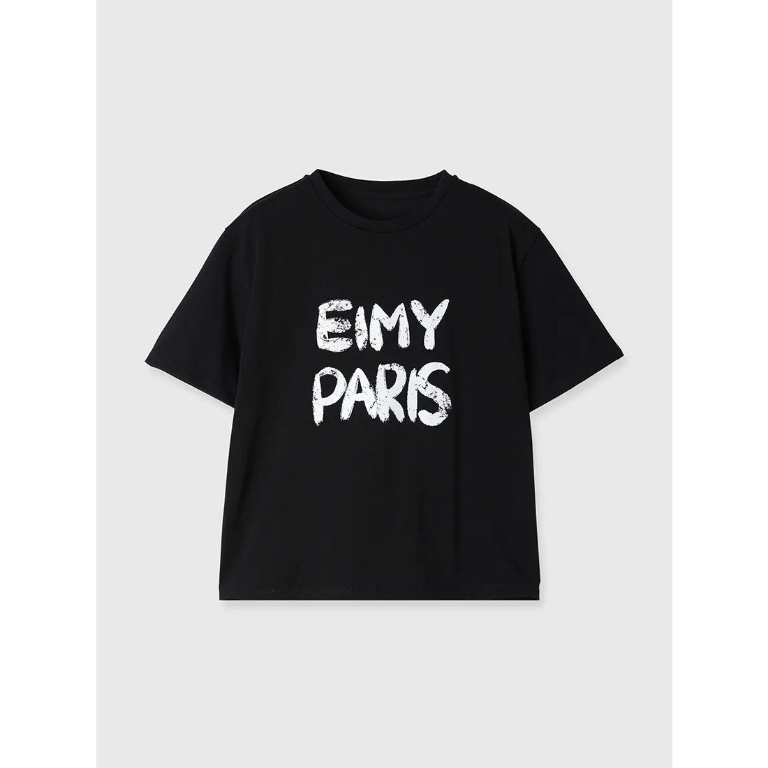 エイミーイストワール eimy istoire ペンキ風ロゴEIMY PARIS Tシャツ （BLACK） BLACK