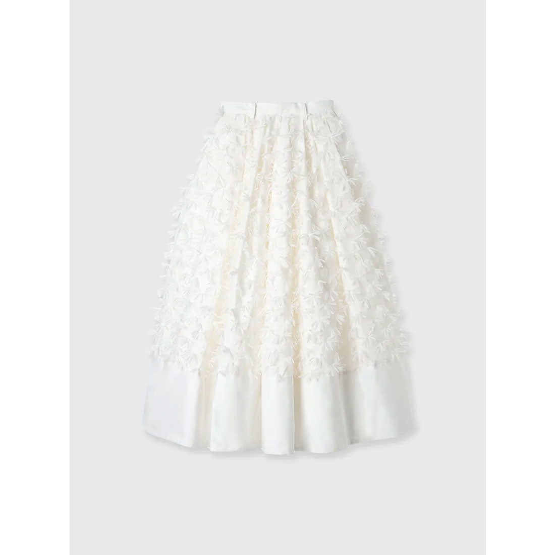 エイミーイストワール eimy istoire リボンクロスフレアスカート （WHITE） WHITE