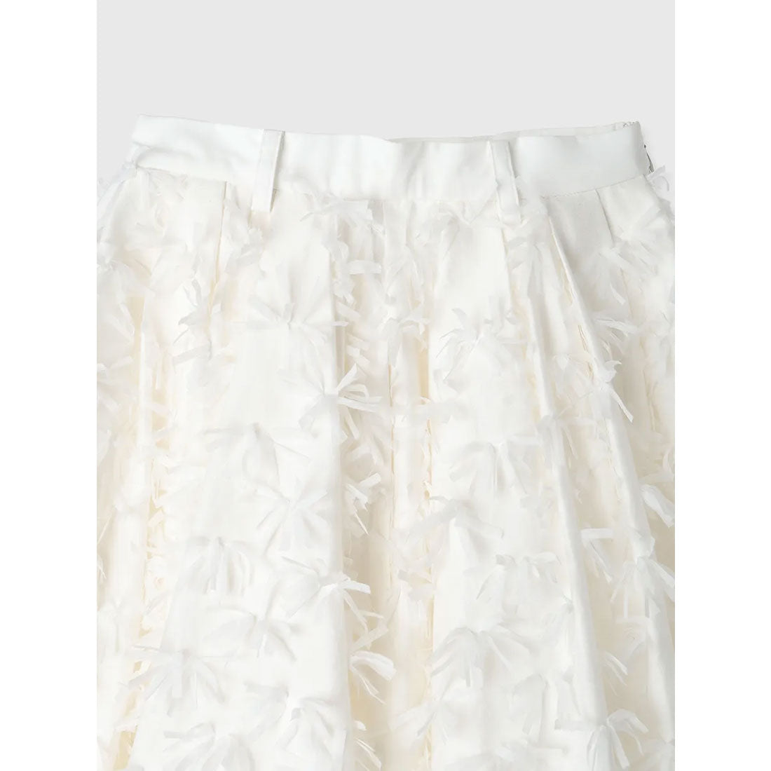 エイミーイストワール eimy istoire リボンクロスフレアスカート （WHITE） WHITE