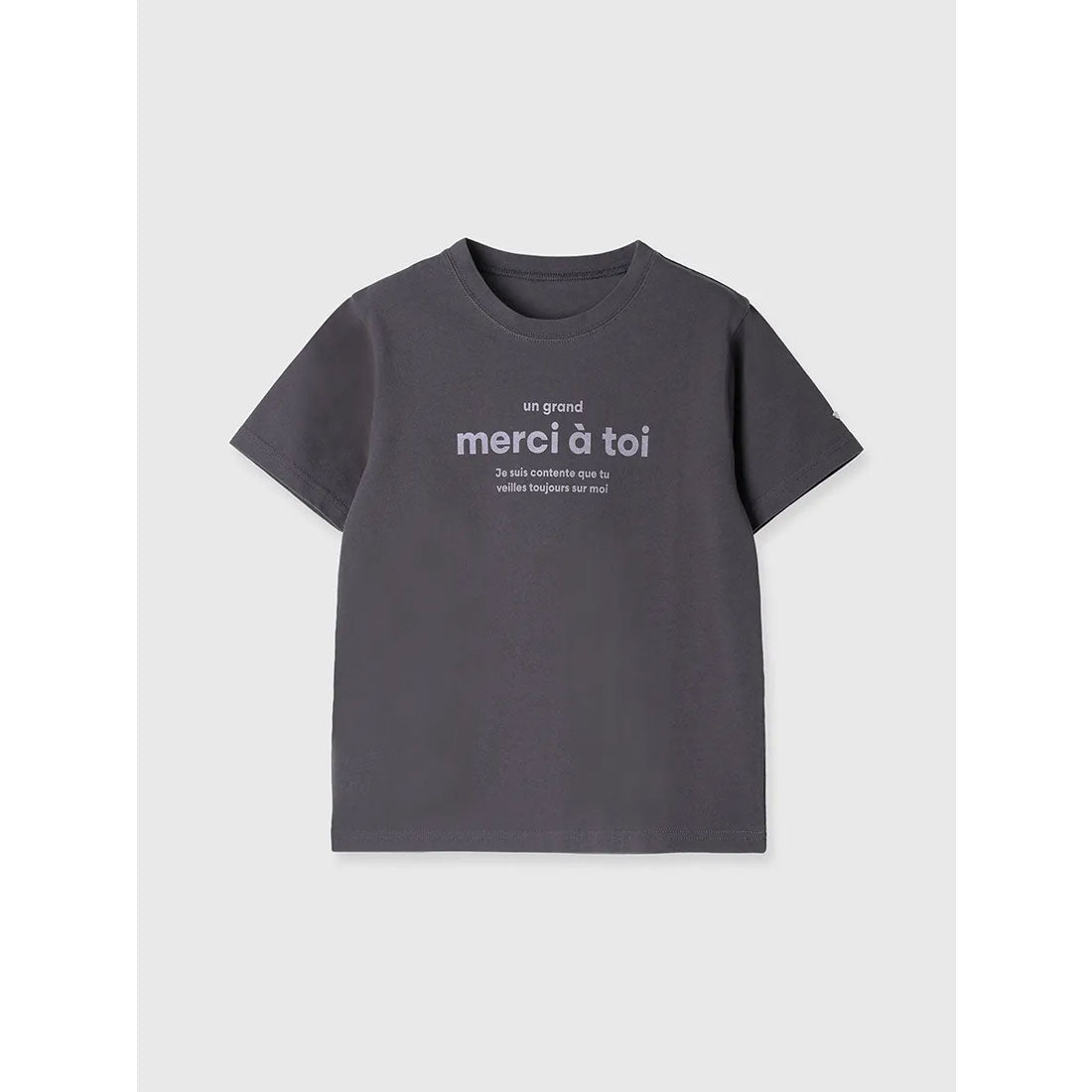 エイミーイストワール eimy istoire merci ロゴTシャツ （CHARCOAL GREY） CHARCOAL GREY