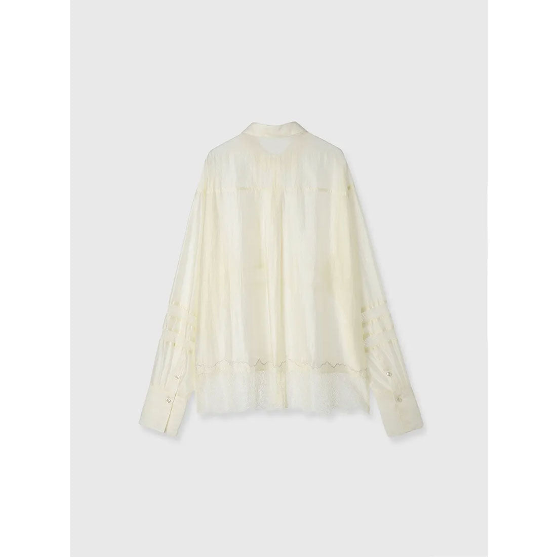 エイミーイストワール eimy istoire レースコンビシアーシャツ （WHITE） WHITE