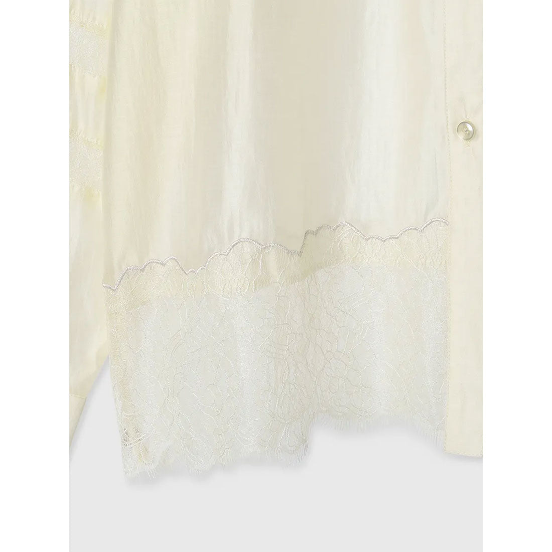 エイミーイストワール eimy istoire レースコンビシアーシャツ （WHITE） WHITE
