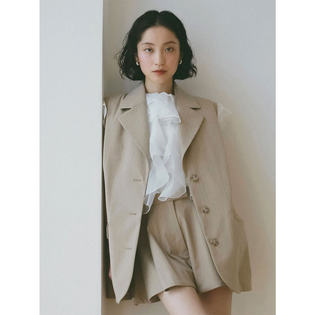 エイミーイストワール eimy istoire タックバルーンジレ （GREY） GREY