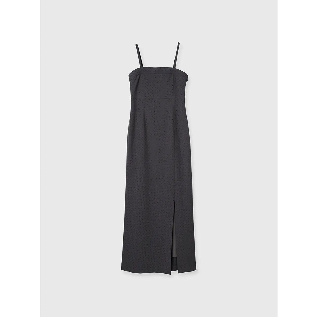 エイミーイストワール EIMY ISTOIRE ビジューキャミワンピース （CHARCOAL GREY） CHARCOAL GREY