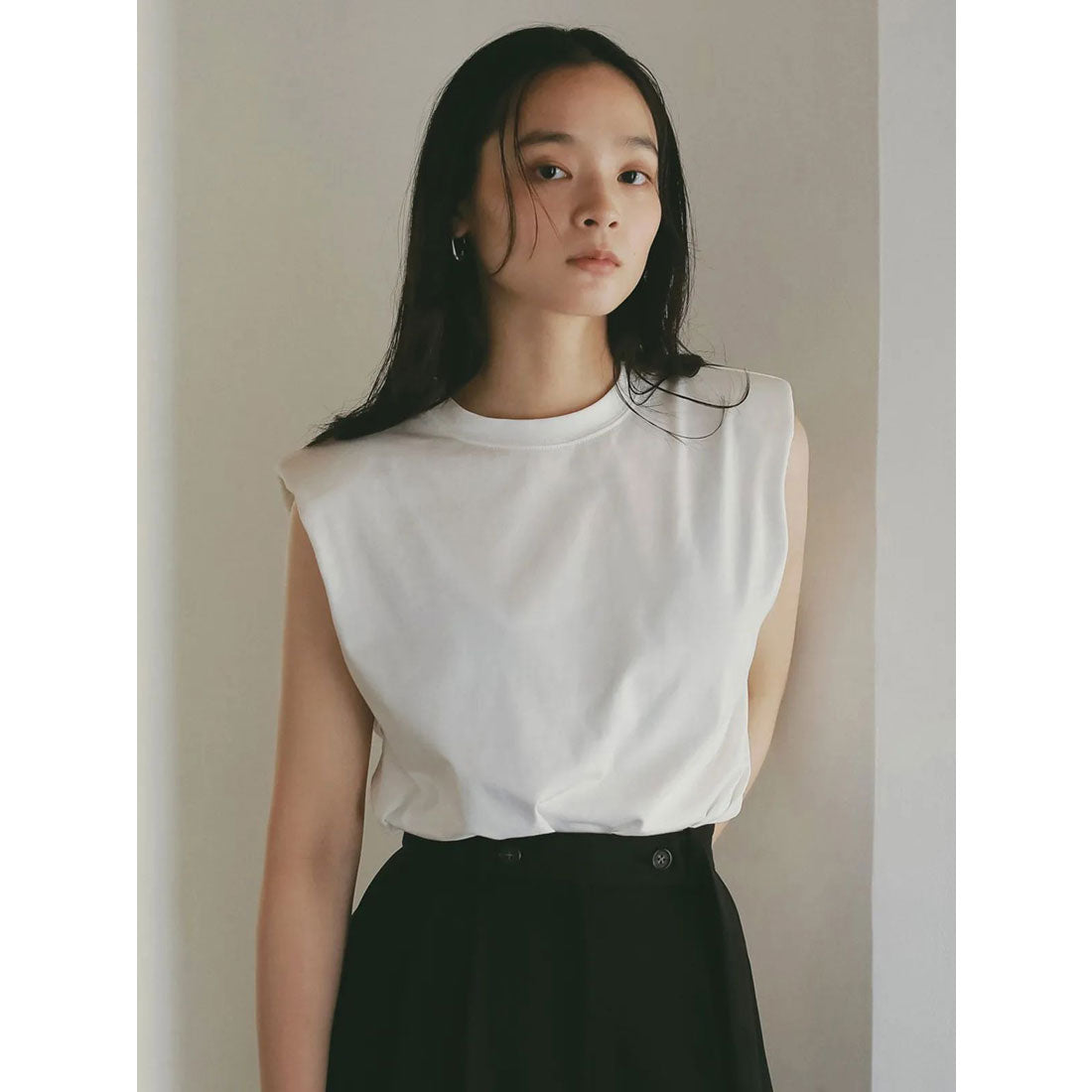 エイミーイストワール eimy istoire ウエストタックノースリトップス （WHITE） WHITE