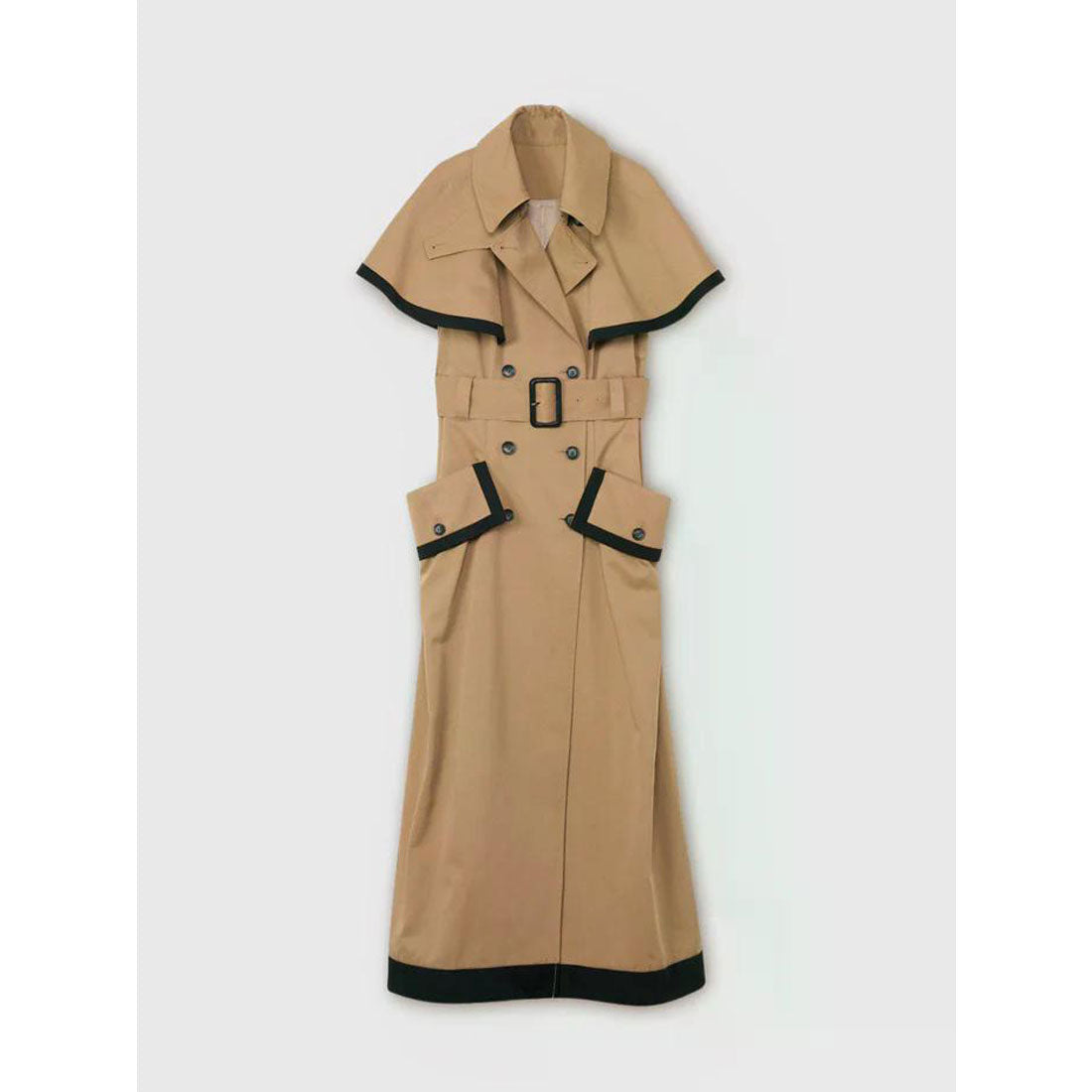 エイミーイストワール EIMY ISTOIRE コントラストトリムトレンチワンピース （BEIGE） BEIGE