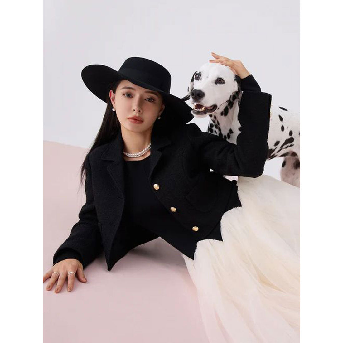 エイミーイストワール EIMY ISTOIRE クラシックツイードジャケット （OFF WHITE） OFF WHITE