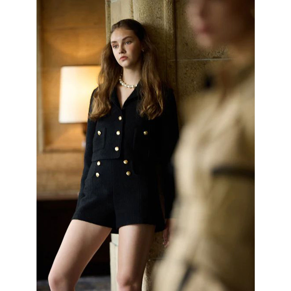 エイミーイストワール EIMY ISTOIRE クラシックツイードジャケット （OFF WHITE） OFF WHITE