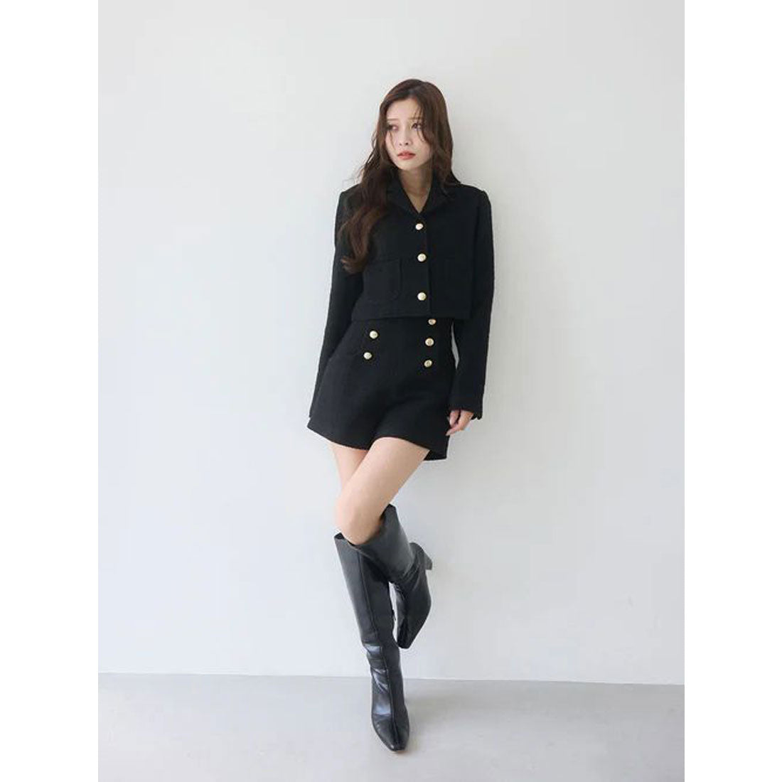 エイミーイストワール EIMY ISTOIRE クラシックツイードジャケット （OFF WHITE） OFF WHITE