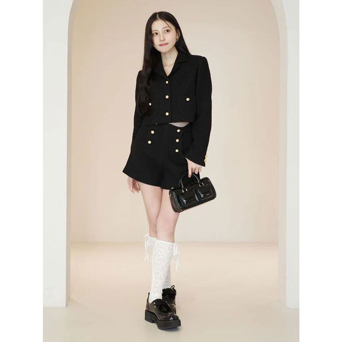 エイミーイストワール EIMY ISTOIRE クラシックツイードジャケット （OFF WHITE） OFF WHITE