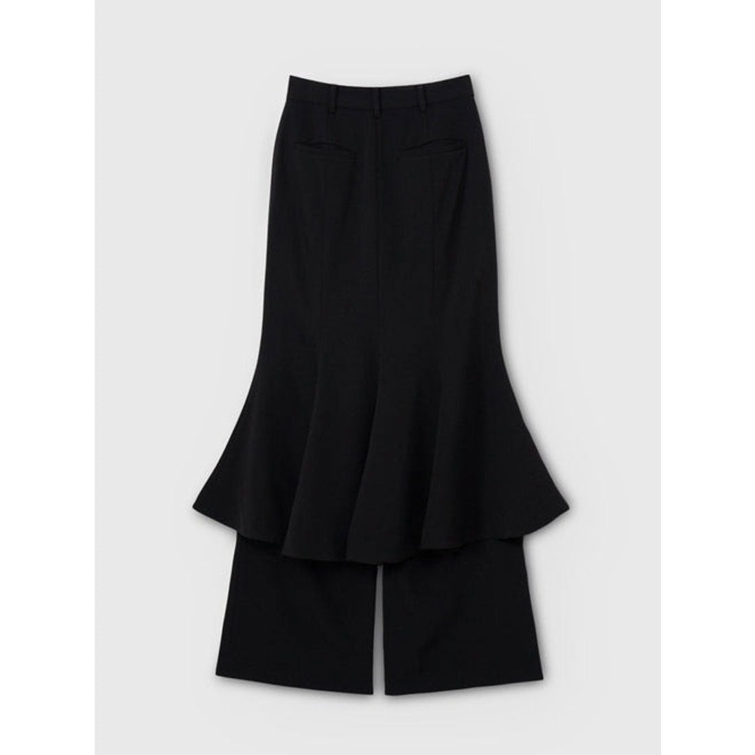 エイミーイストワール EIMY ISTOIRE フレアラップワイドパンツ （BLACK） BLACK
