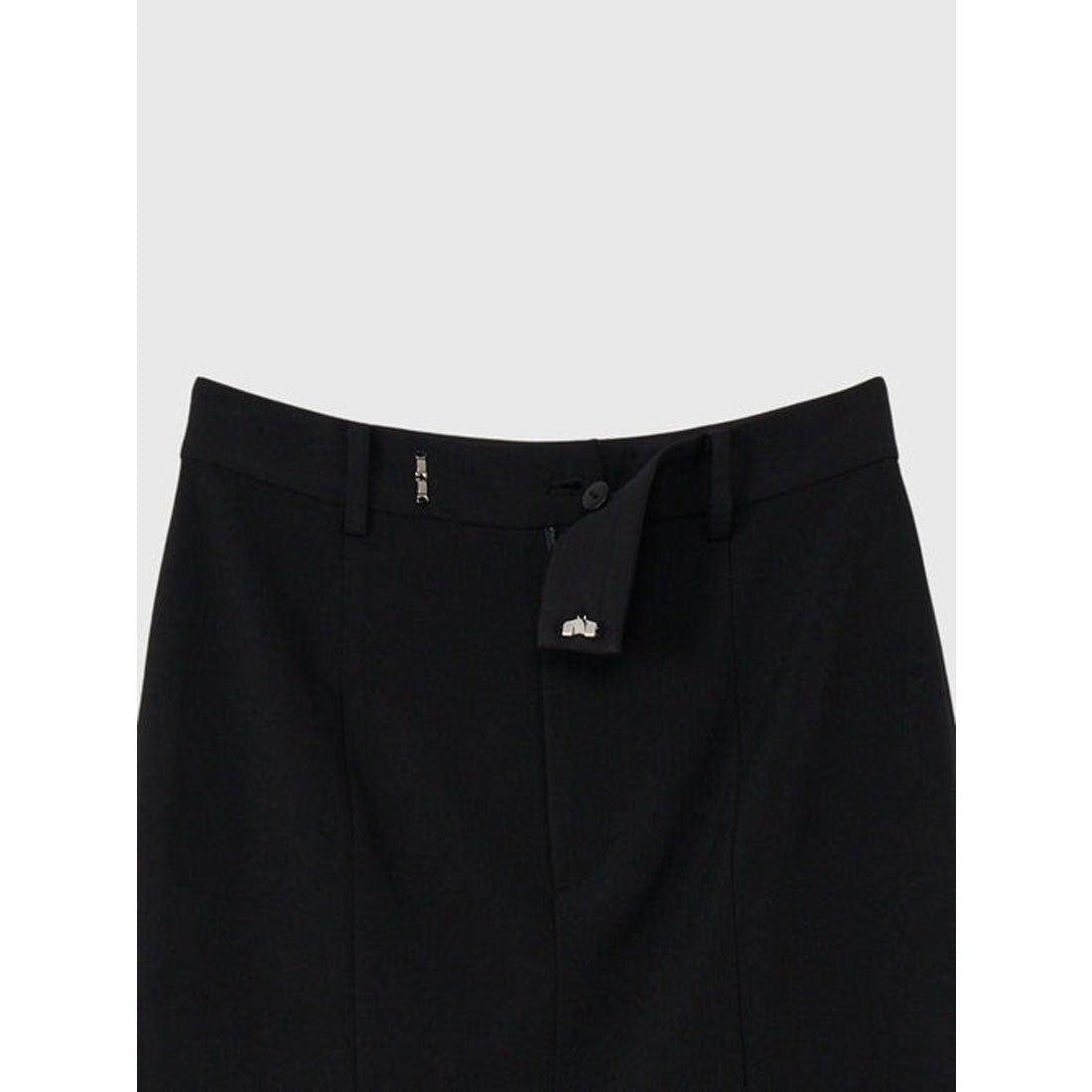 エイミーイストワール EIMY ISTOIRE フレアラップワイドパンツ （BLACK） BLACK