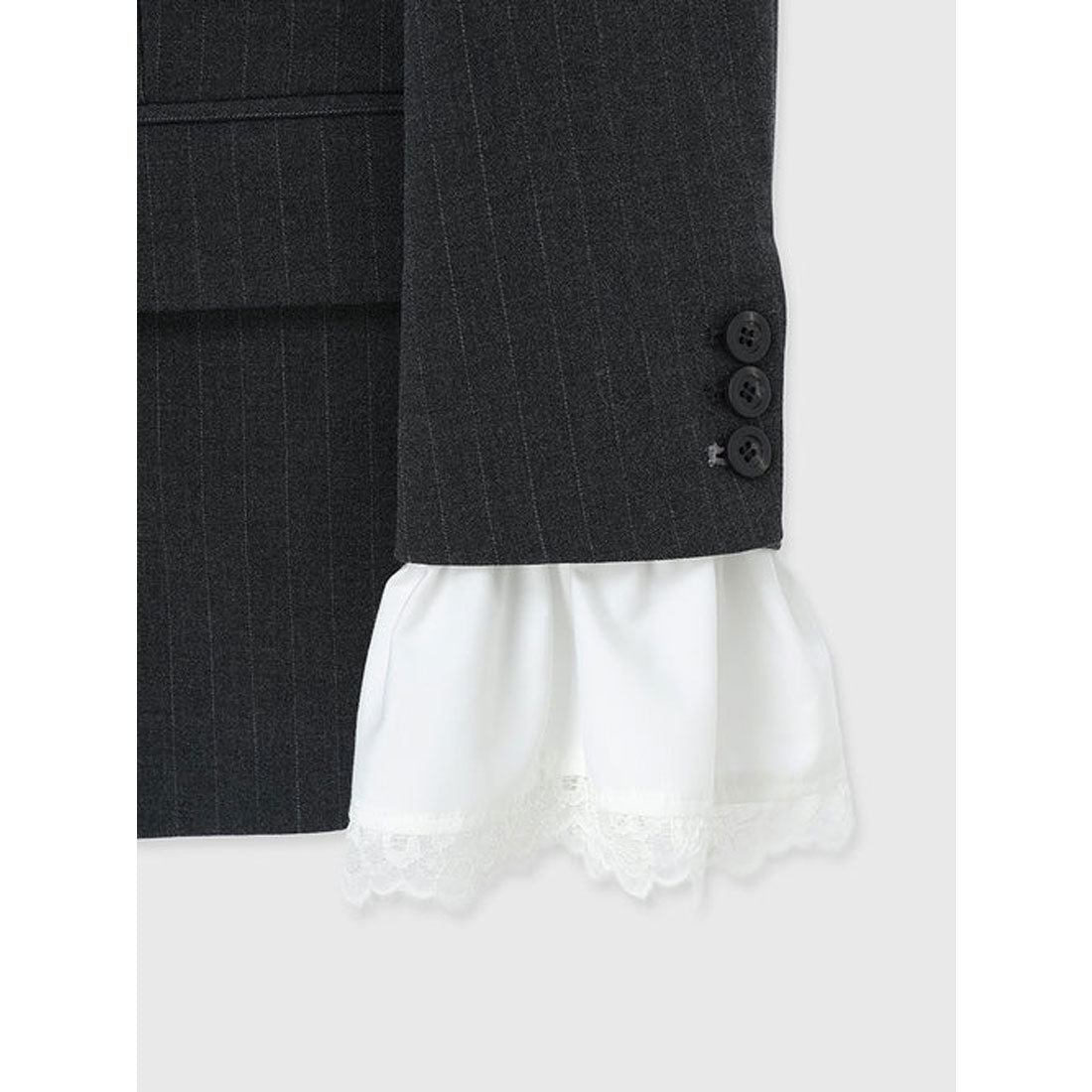 エイミーイストワール EIMY ISTOIRE レーストリムカフステーラリングジャケット （NAVY） NAVY