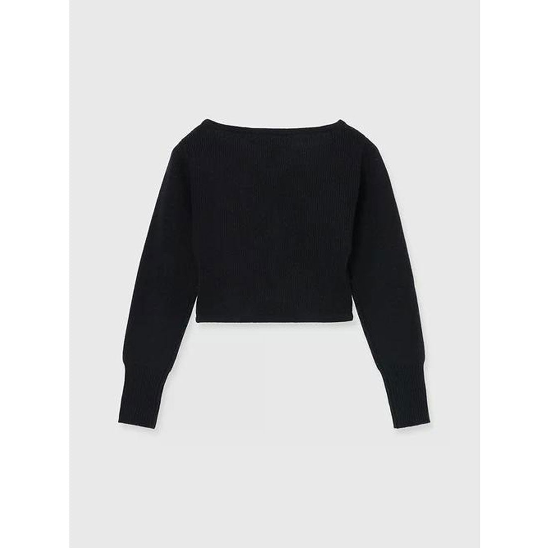 エイミーイストワール EIMY ISTOIRE Heart neck ウールカシミヤカーディガン （WHITE） WHITE