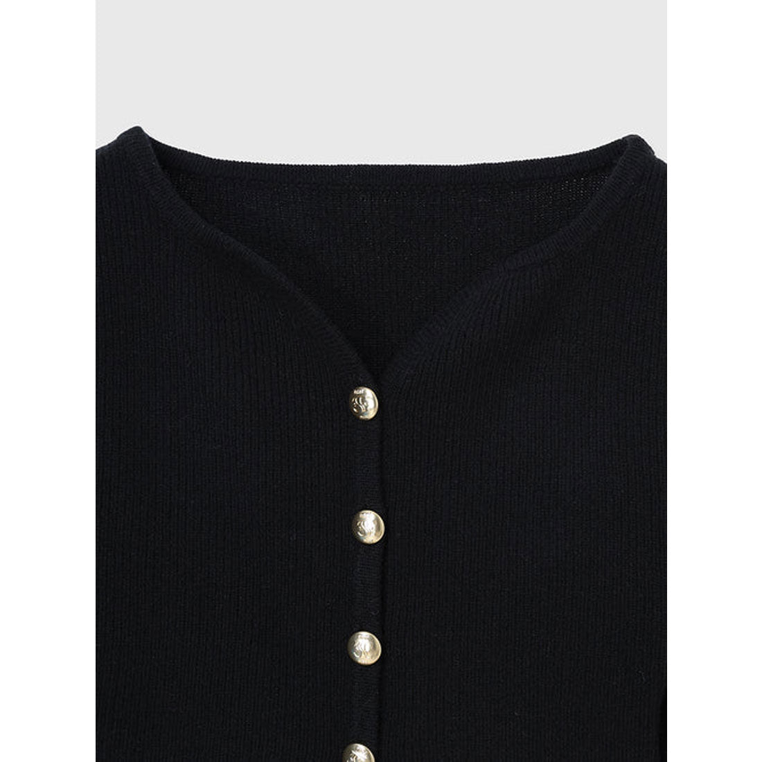 エイミーイストワール EIMY ISTOIRE Heart neck ウールカシミヤカーディガン （WHITE） WHITE