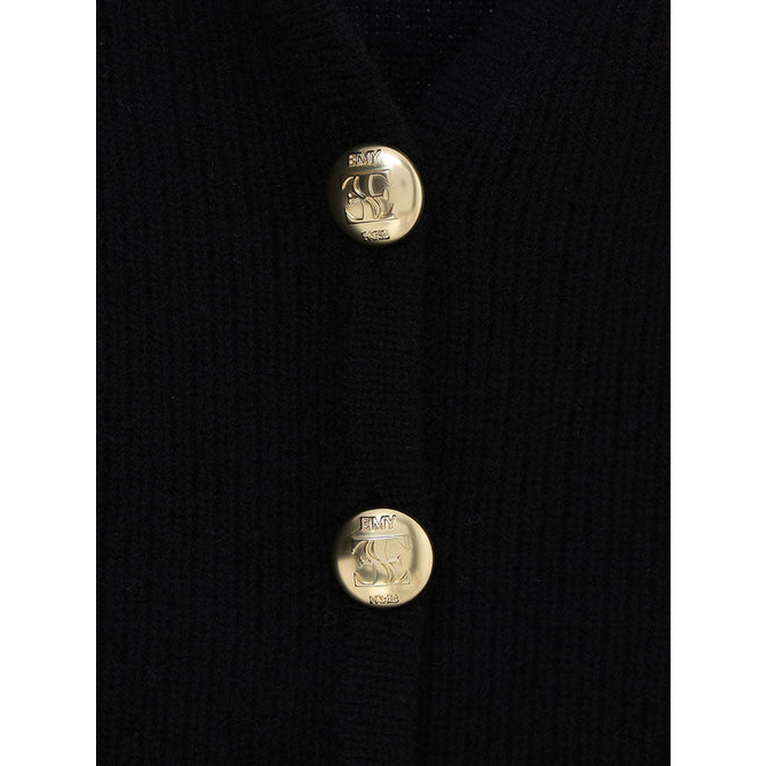 エイミーイストワール EIMY ISTOIRE Heart neck ウールカシミヤカーディガン （WHITE） WHITE