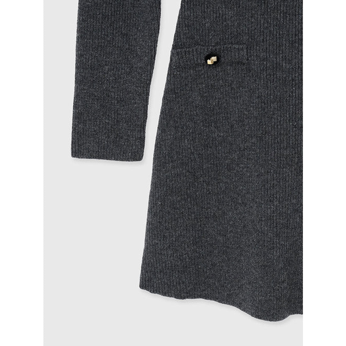 エイミーイストワール EIMY ISTOIRE ケープデザインニットワンピース （GREY） GREY