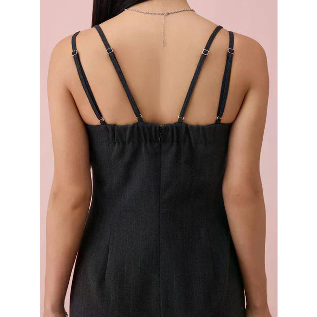 エイミーイストワール EIMY ISTOIRE レーストリムキャミワンピース （GREY） GREY