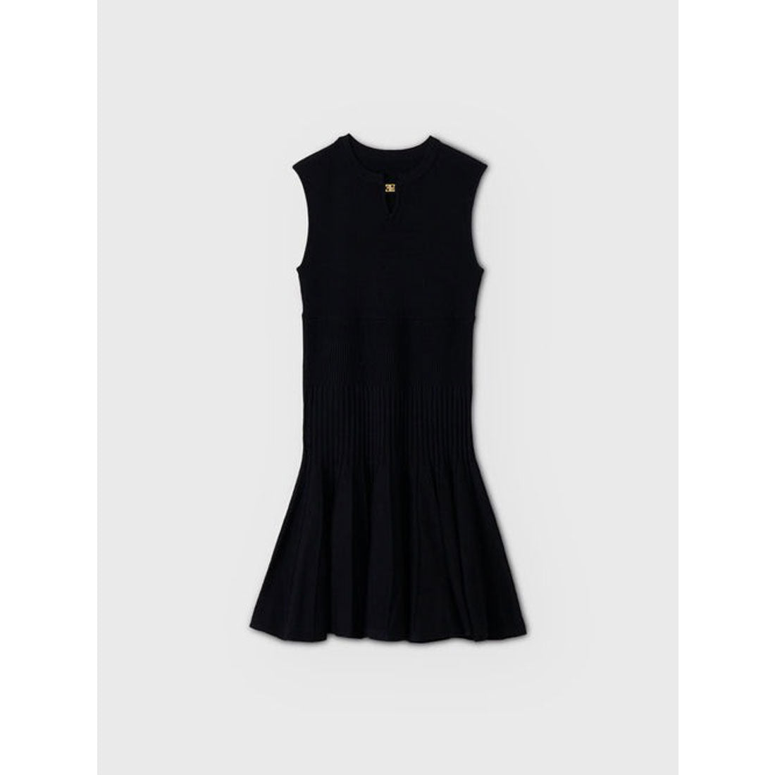 エイミーイストワール EIMY ISTOIRE FLARE KNIT MINI DRESS （BLACK） BLACK