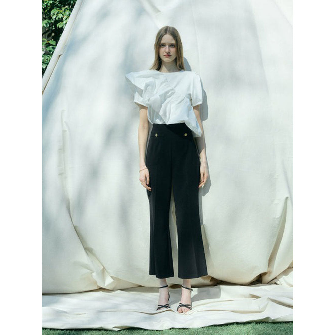 エイミーイストワール EIMY ISTOIRE MULCH WAY BALLERINA TEE （WHITE） WHITE