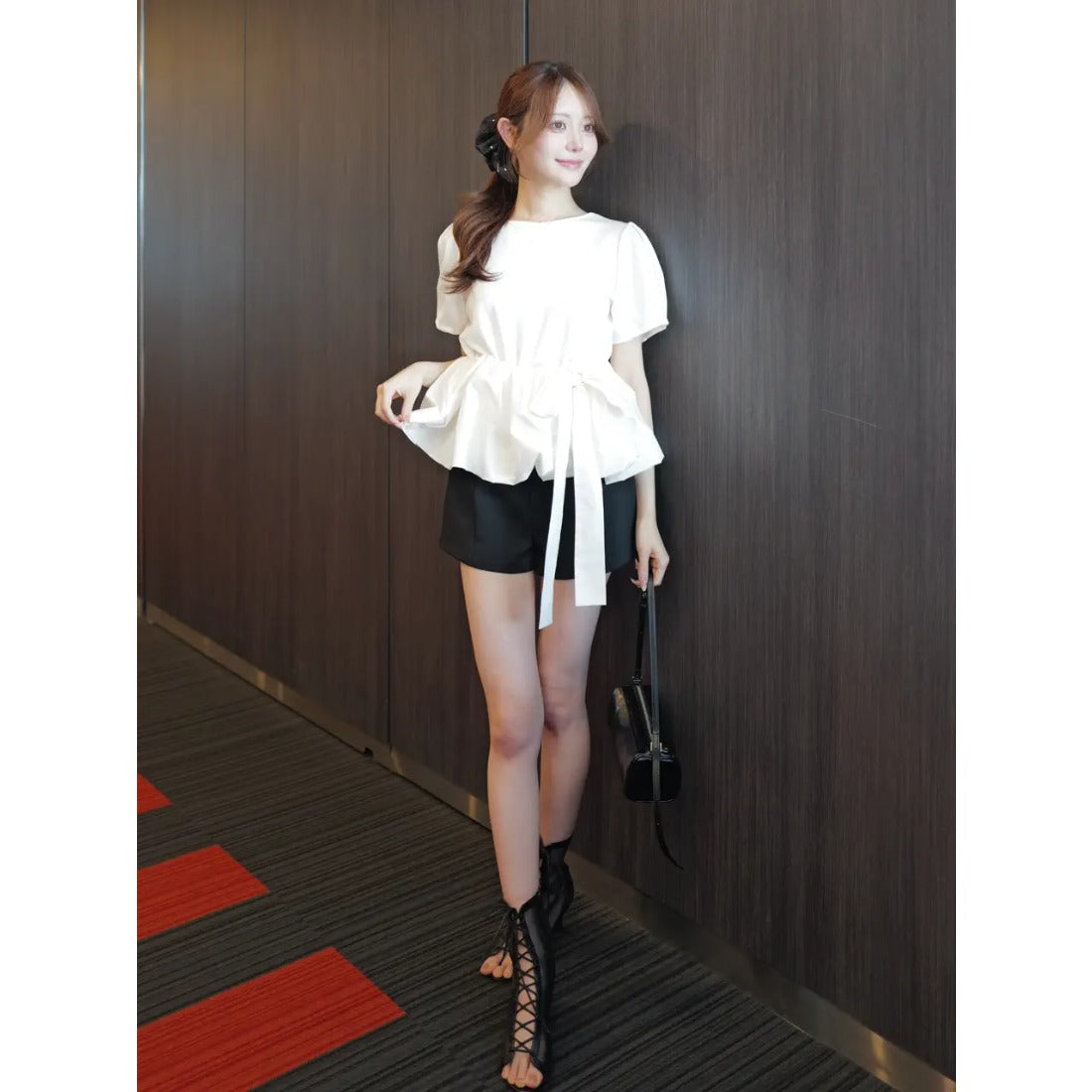 エイミーイストワール EIMY ISTOIRE MULCH WAY BALLERINA TEE （WHITE） WHITE