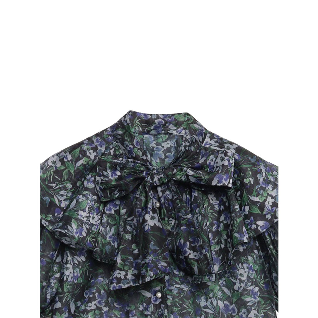 eimy istoire Milly flower bowtie blouse