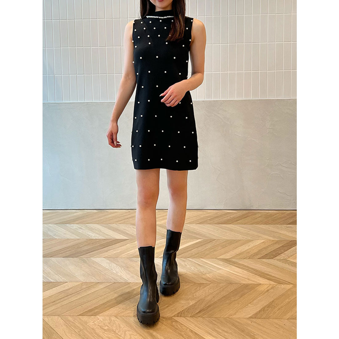 新品タグ付き❤️eimyistoireエイミーイストワールミニワンピース EIMY ISTOIRE（エイミーイストワール） ワンピース ボックスミニ
