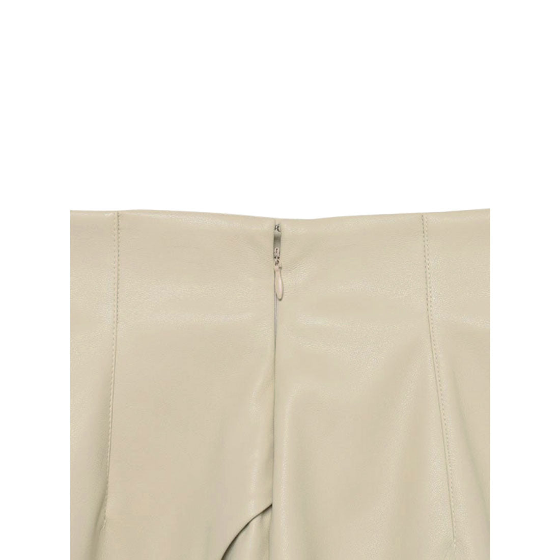 eimy istoire Faux leather tulip hem mini skirt