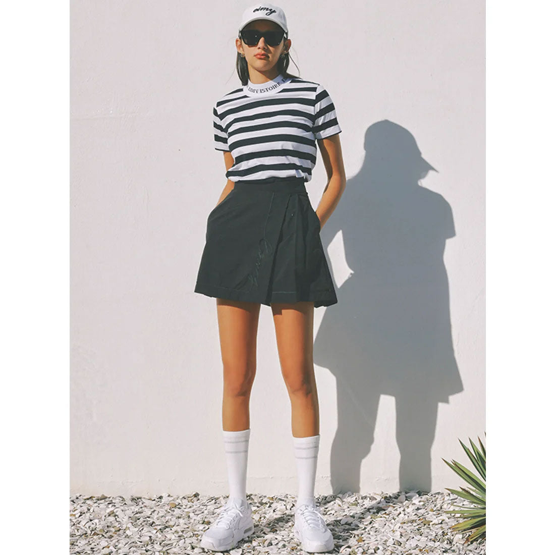 eimy istoire Glitter line logo high socks