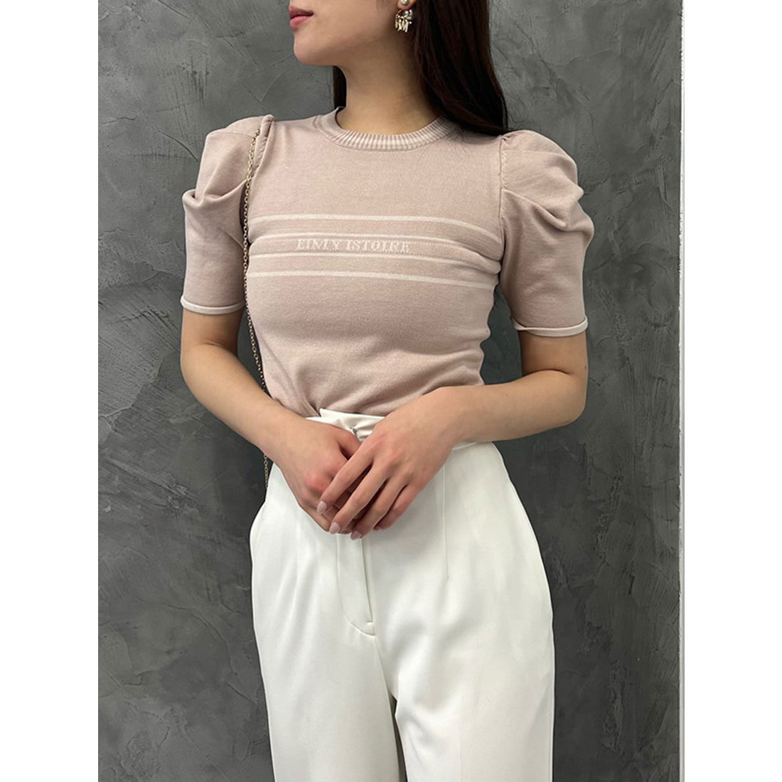 eimy istoire EIMY ISTOIRE EIMY logo knit pullover