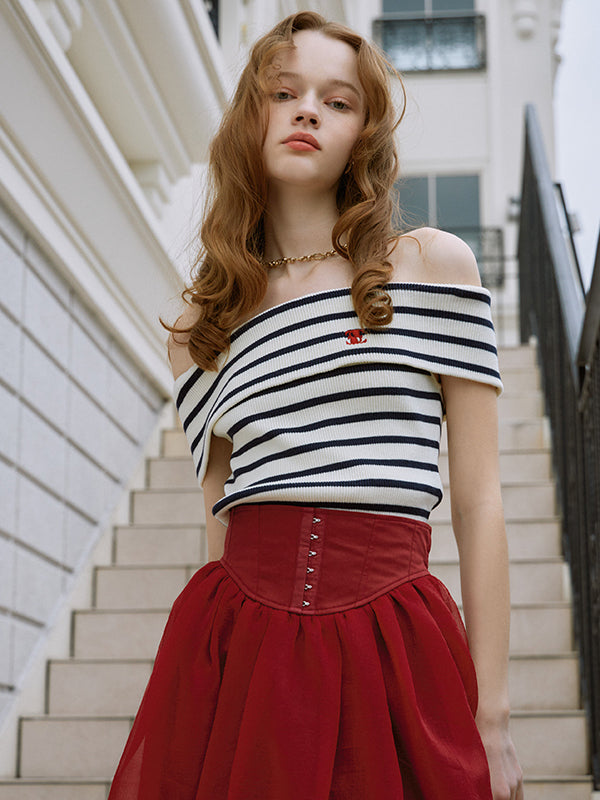 eimyボーダーs エイミーイストワール EIMY ISTOIRE クラシックeimyボーダーニットプル