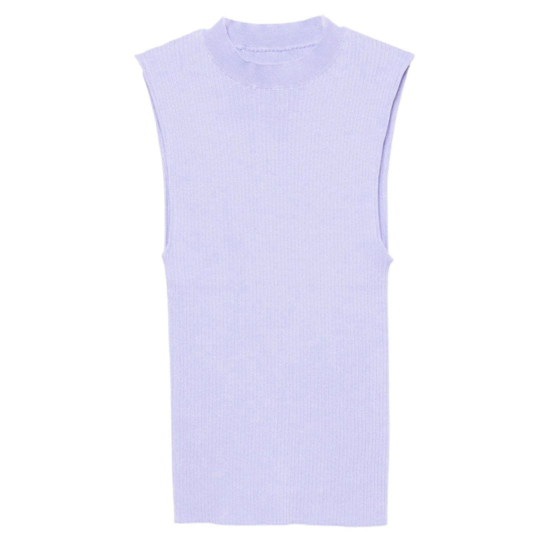エイミーイストワール ドットノースリーブシャツ フリーサイズ eimy istoire Sleeveless compact knit top